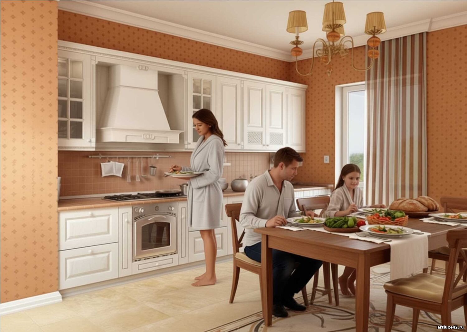 Кухня Деревенская свобода - изготовление под заказ в Новокузнецке Кухня Деревенская свобода - изготовление под заказ в Новокузнецке