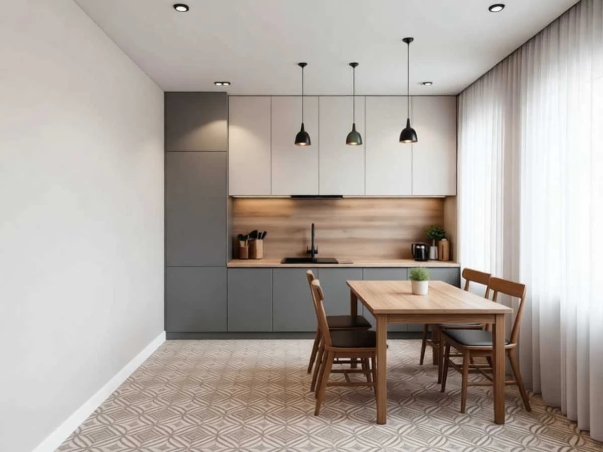 Изготовление прямых однорядных кухонь «Каллира» в Новокузнецке под заказ