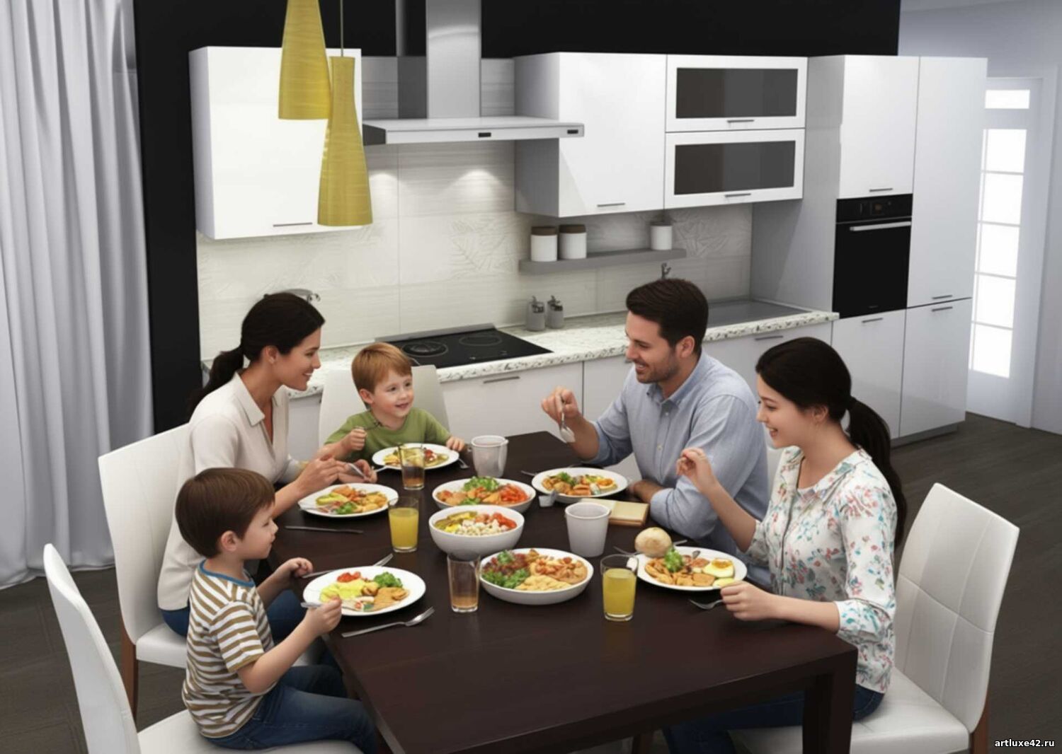 Кухня Ледяная непреступность - изготовление под заказ в Новокузнецке Кухня Ледяная непреступность - изготовление под заказ в Новокузнецке