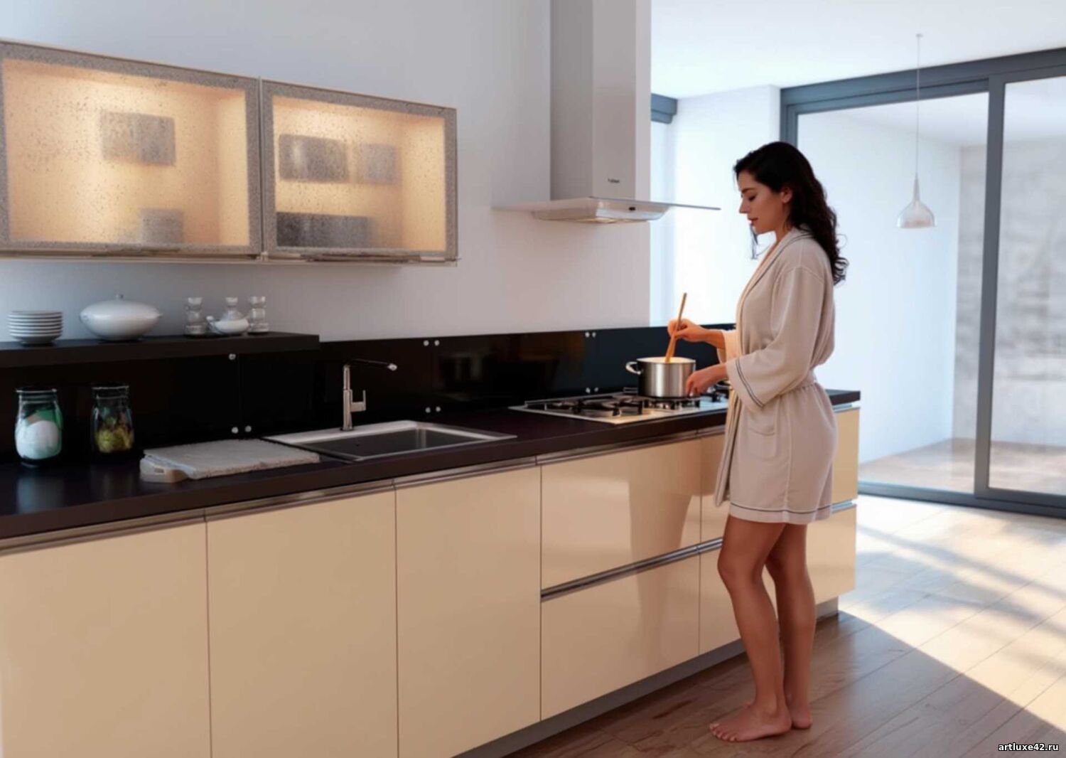 Кухня «Гламур 3.0» - изготовление на заказ в Новокузнецке Кухня «Гламур 3.0» - изготовление на заказ в Новокузнецке