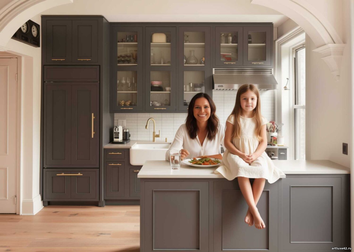 Кухня Изысканный графит - изготовление под заказ в Новокузнецке Кухня Изысканный графит - изготовление под заказ в Новокузнецке