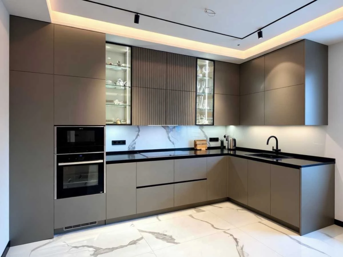 Кухня угловая Астерион - изготовление под заказ в Новокузнецке