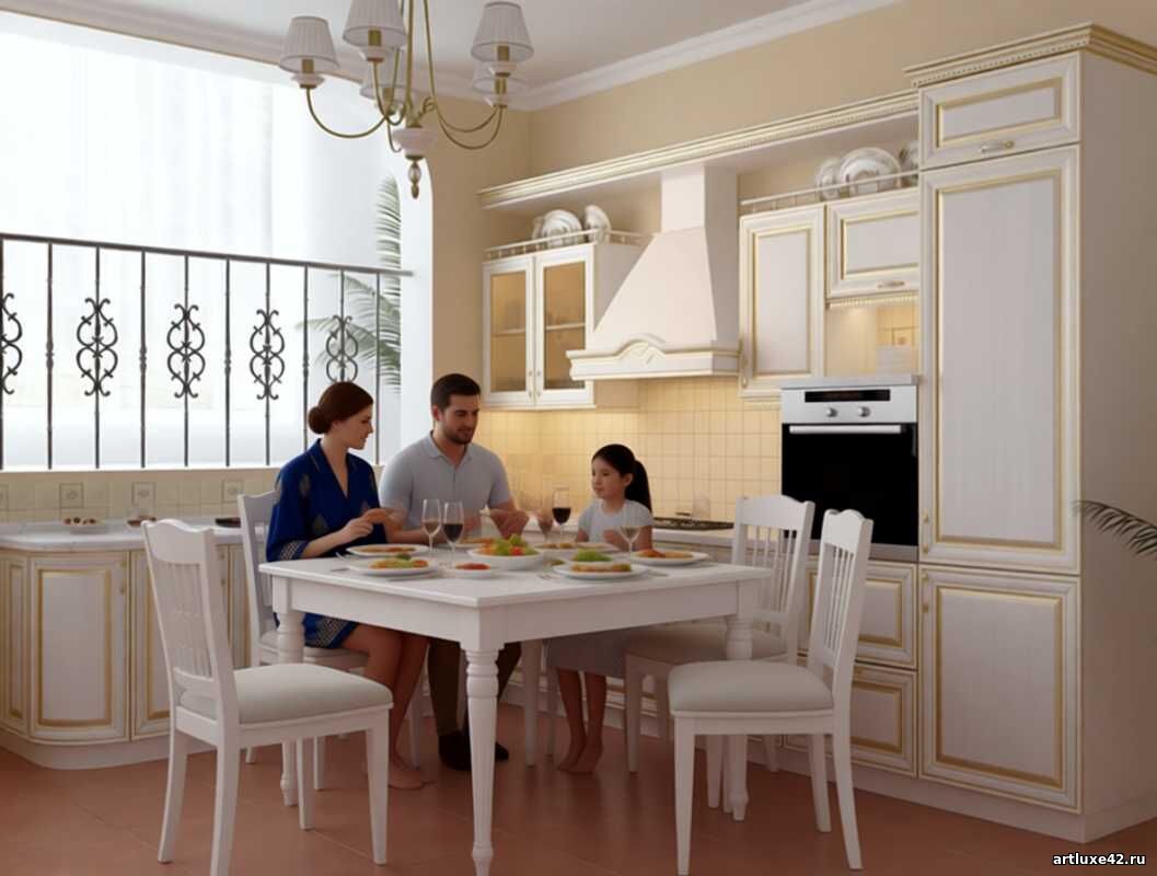 Кухня угловая Золоченое изваяние