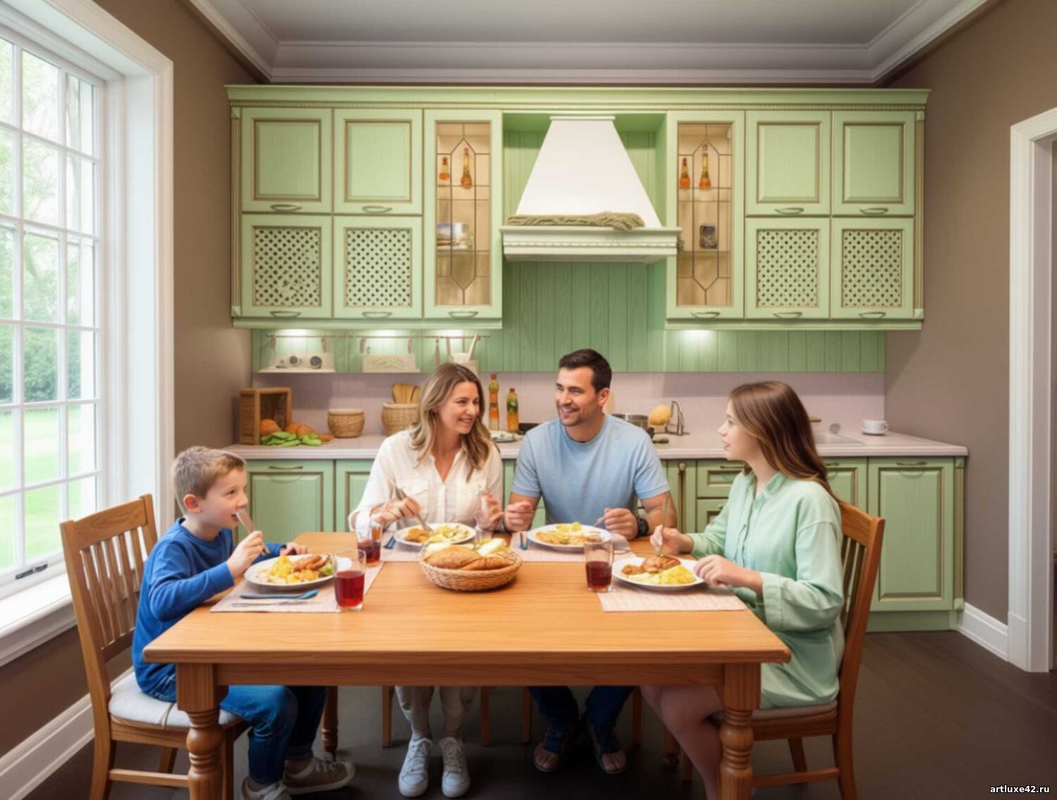 Кухня Морской бриз - изготовление под заказ в Новокузнецке Кухня Морской бриз - изготовление под заказ в Новокузнецке