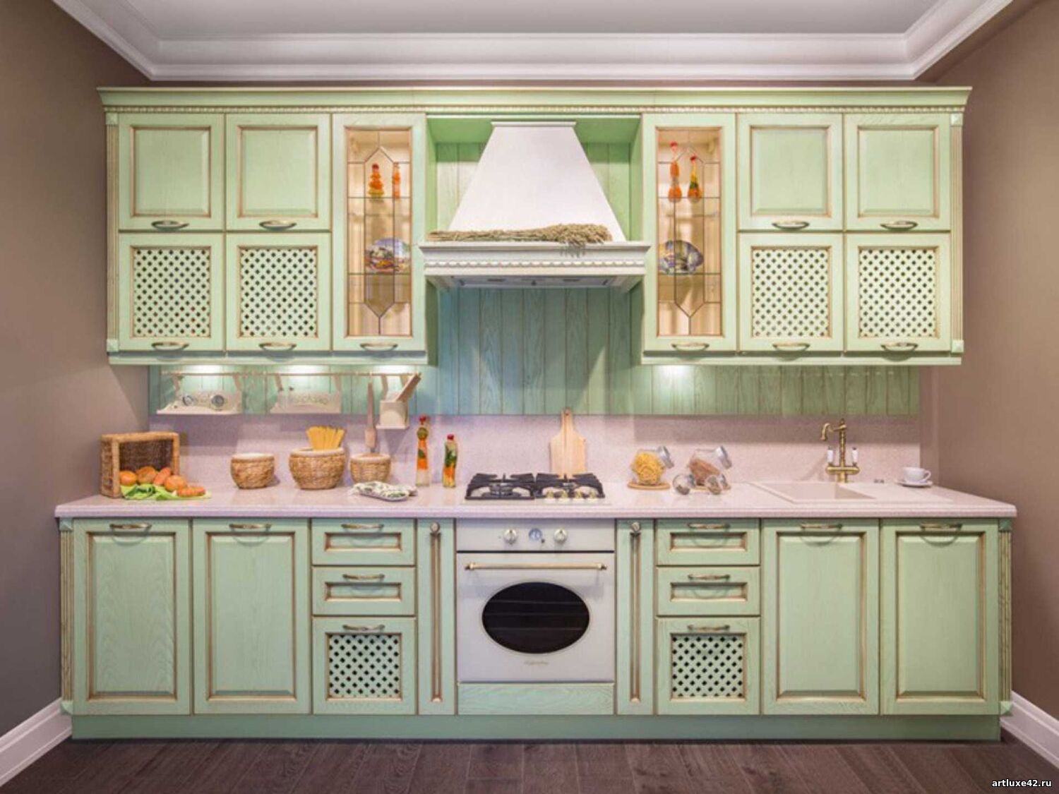 Кухня Морской бриз - изготовление под заказ в Новокузнецке Кухня Морской бриз - изготовление под заказ в Новокузнецке