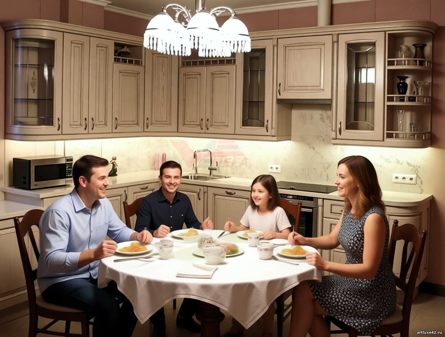 Кухня угловая Винтажный стиль - изготовление под заказ в Новокузнецке