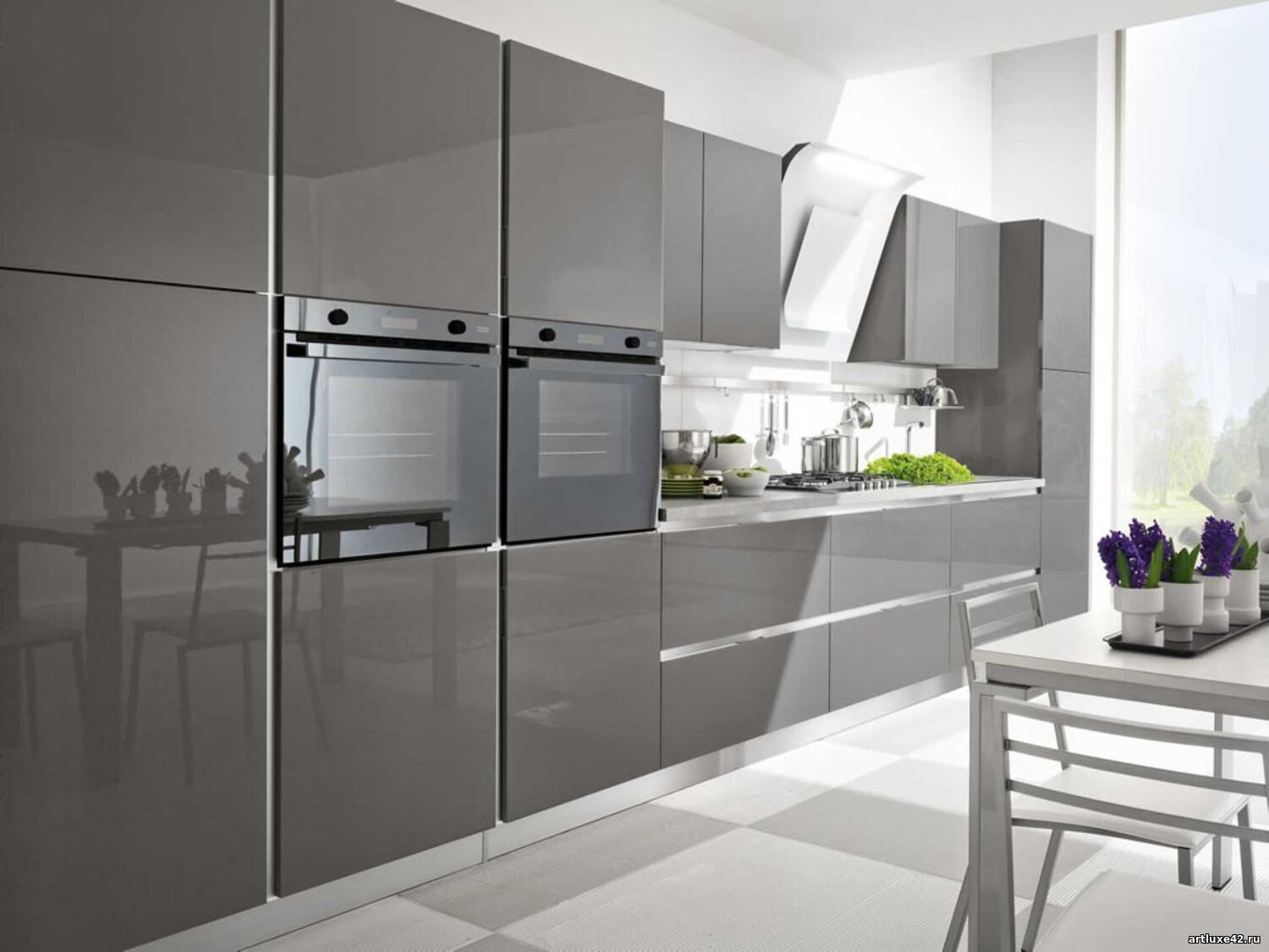 Кухня Графитовые блоки - изготовление под заказ в Новокузнецке Кухня Графитовые блоки - изготовление под заказ в Новокузнецке