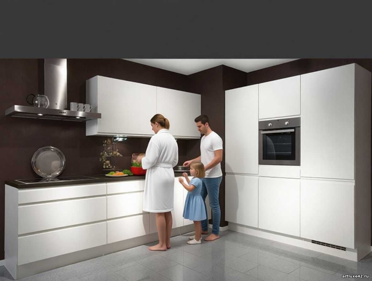 Кухня Белоснежный оазис