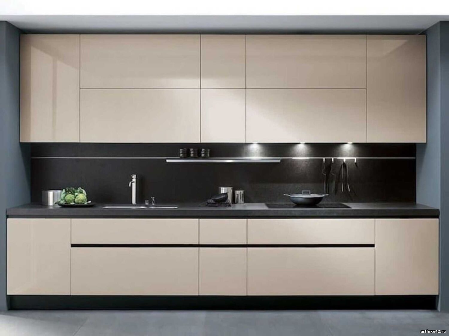 Кухня Заварной крем - изготовление под заказ в Новокузнецке Кухня Заварной крем - изготовление под заказ в Новокузнецке