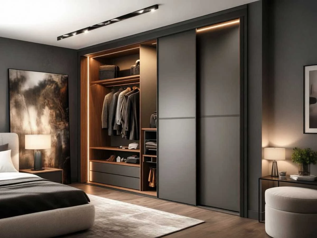 Шкаф для спальни «Эмберг». изготовление под заказ в Новокузнецке