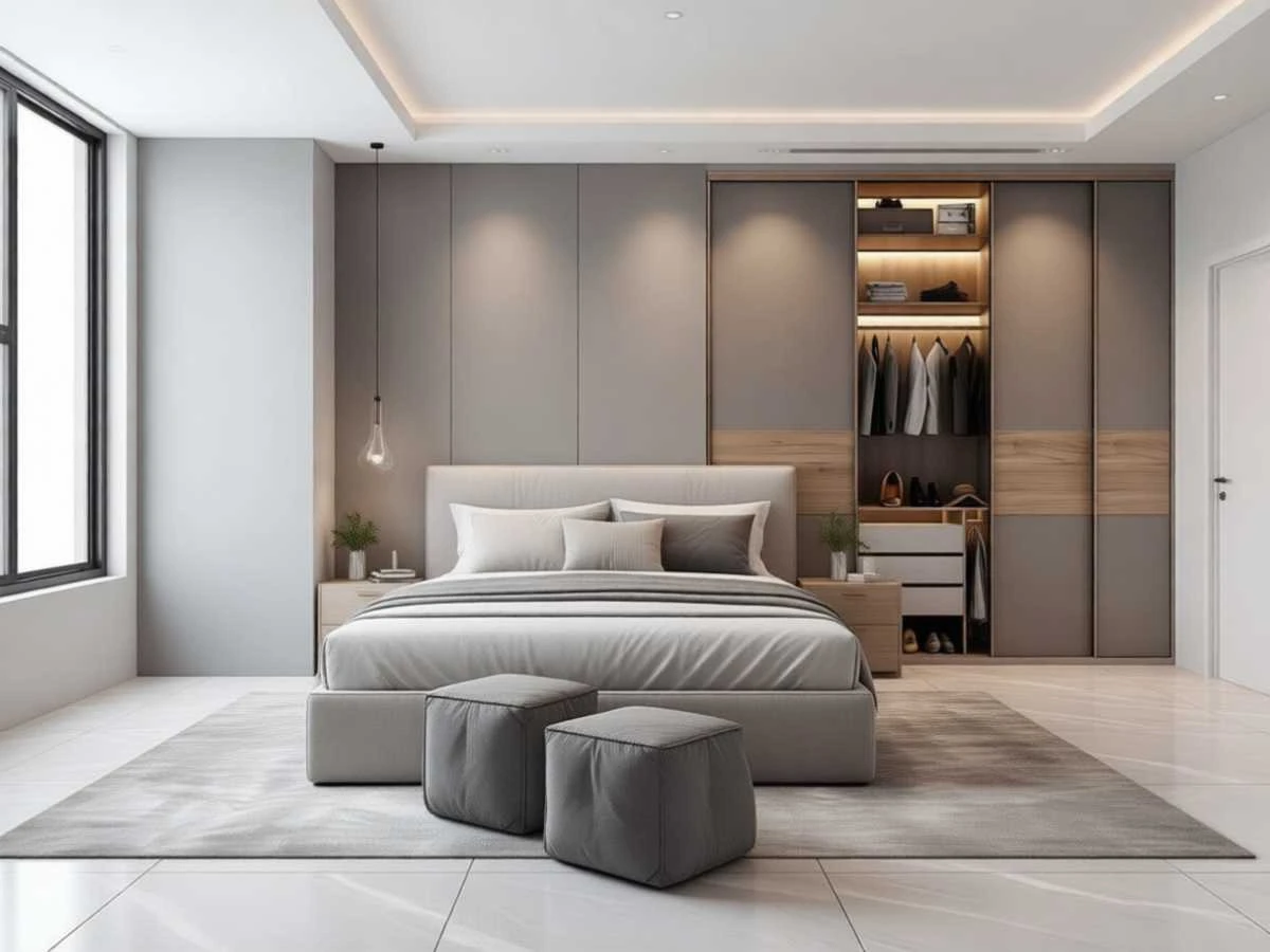 Шкаф для спальни «Аурис» - изготовление под заказ в Новокузнецке