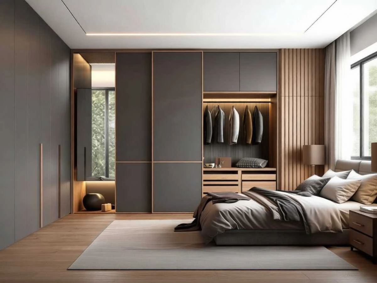 Шкаф-купе для спальни «Элион» - изготовление на заказ в Новокузнецке