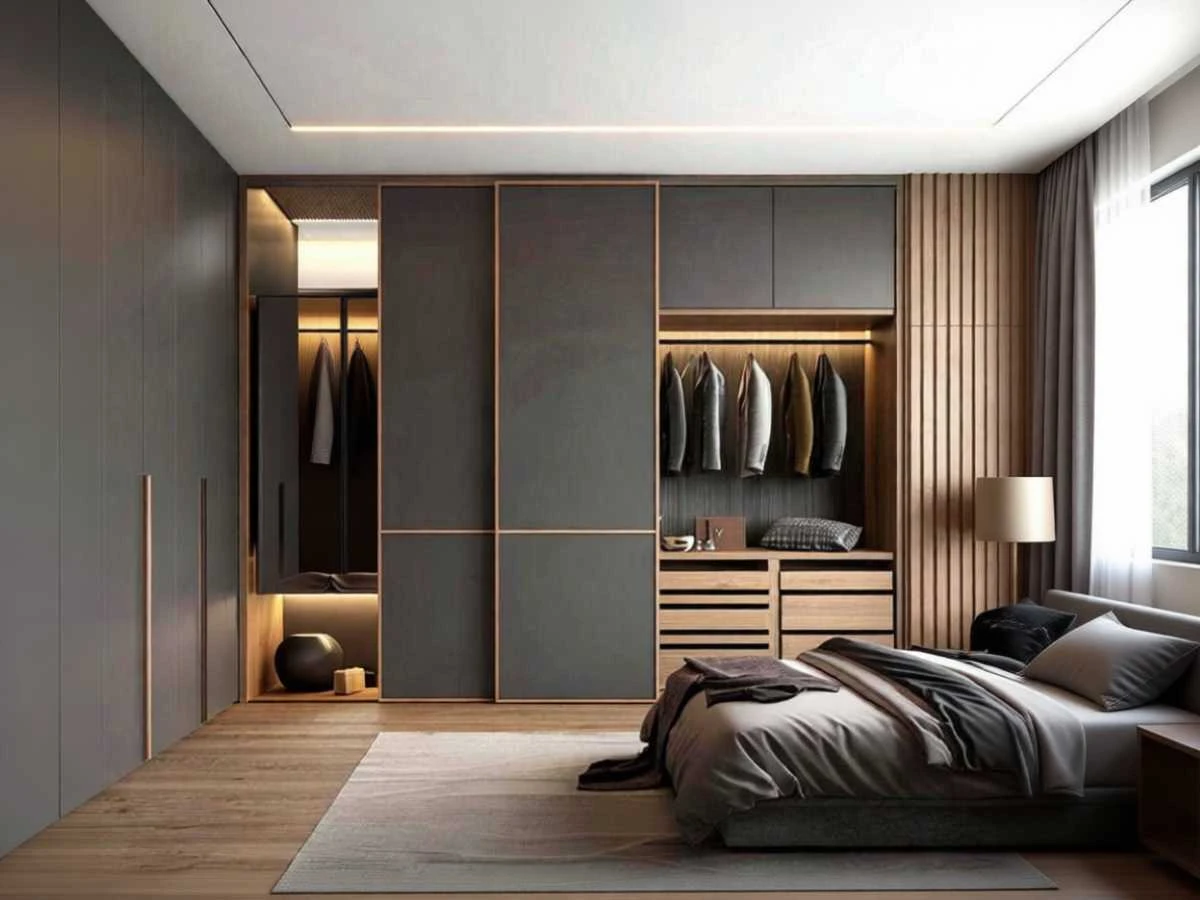 Шкаф-купе для спальни «Элион» - изготовление на заказ в Новокузнецке