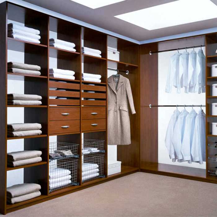 Изготовление гардеробных в Новокузнецке под заказ